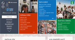 Desktop Screenshot of mestokyjov.cz
