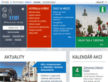 Tablet Screenshot of mestokyjov.cz